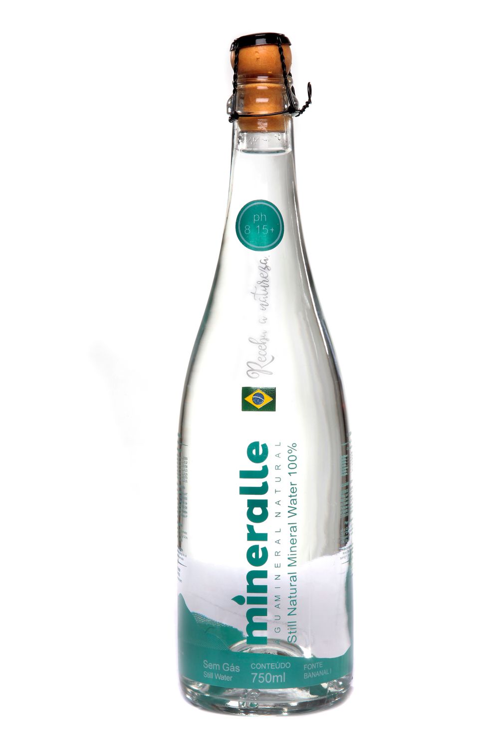 Mineralle Mineral Water Glass Bottle 750ml Still