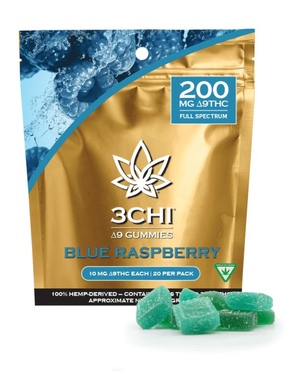 3chi Edibles 3CHI D9 Blue Rasp