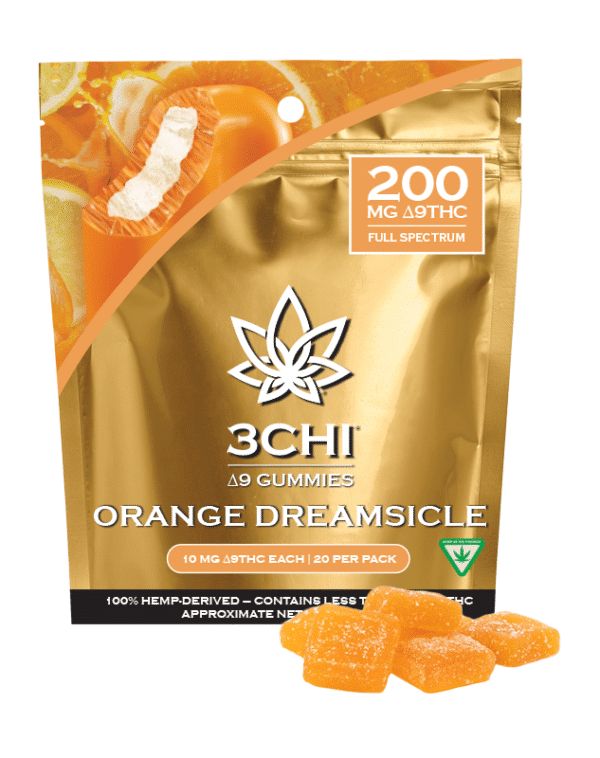 3chi Edibles 3CHI D9 Dreamcicle
