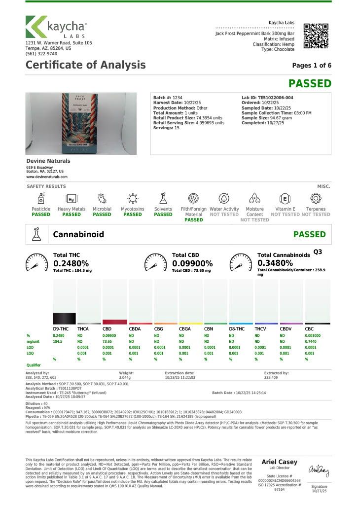 Devine Chocolates Jack Frost
