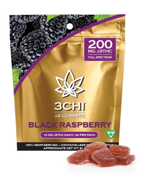 3chi Edibles 3CHI D9 Black Rasp