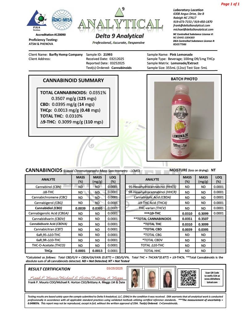 Barfly - 100mg Pink Lemonade Mixer Barfly - 100mg Pink Lemonade Mixer