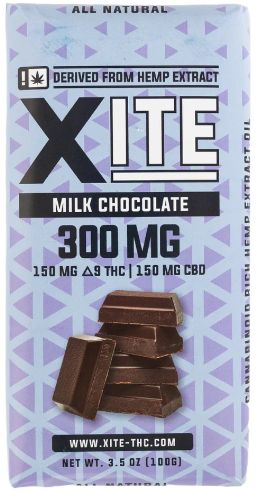 Xite D9 Milk Chocolate Bar 300mg