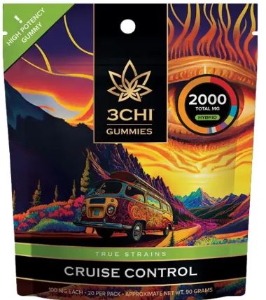 3chi Edibles True Strains Cruise Control 20ct