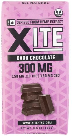 Xite D9 Dark Chocolate Bar 300mg