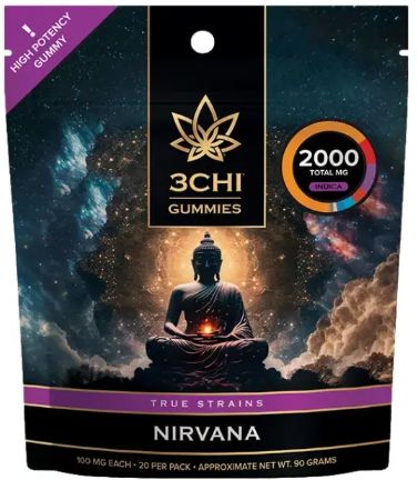 3chi Edibles True Strains Nirvana 20ct