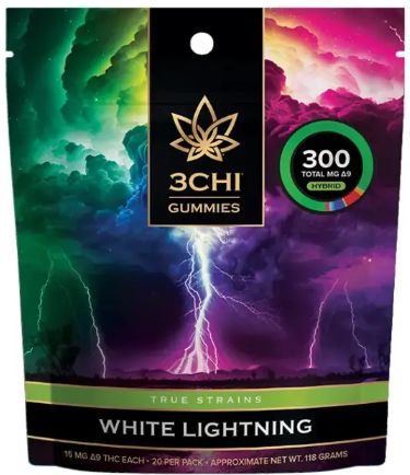 3chi Edibles True Strains White Lighting 20ct
