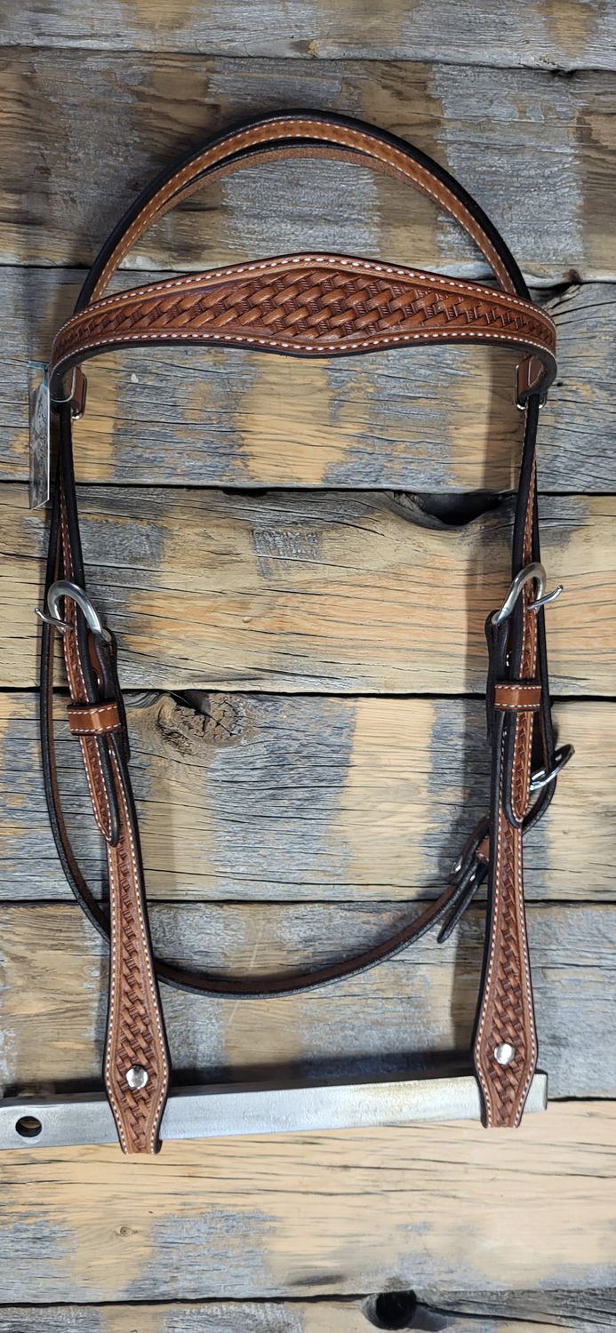 Basket stamped headstall