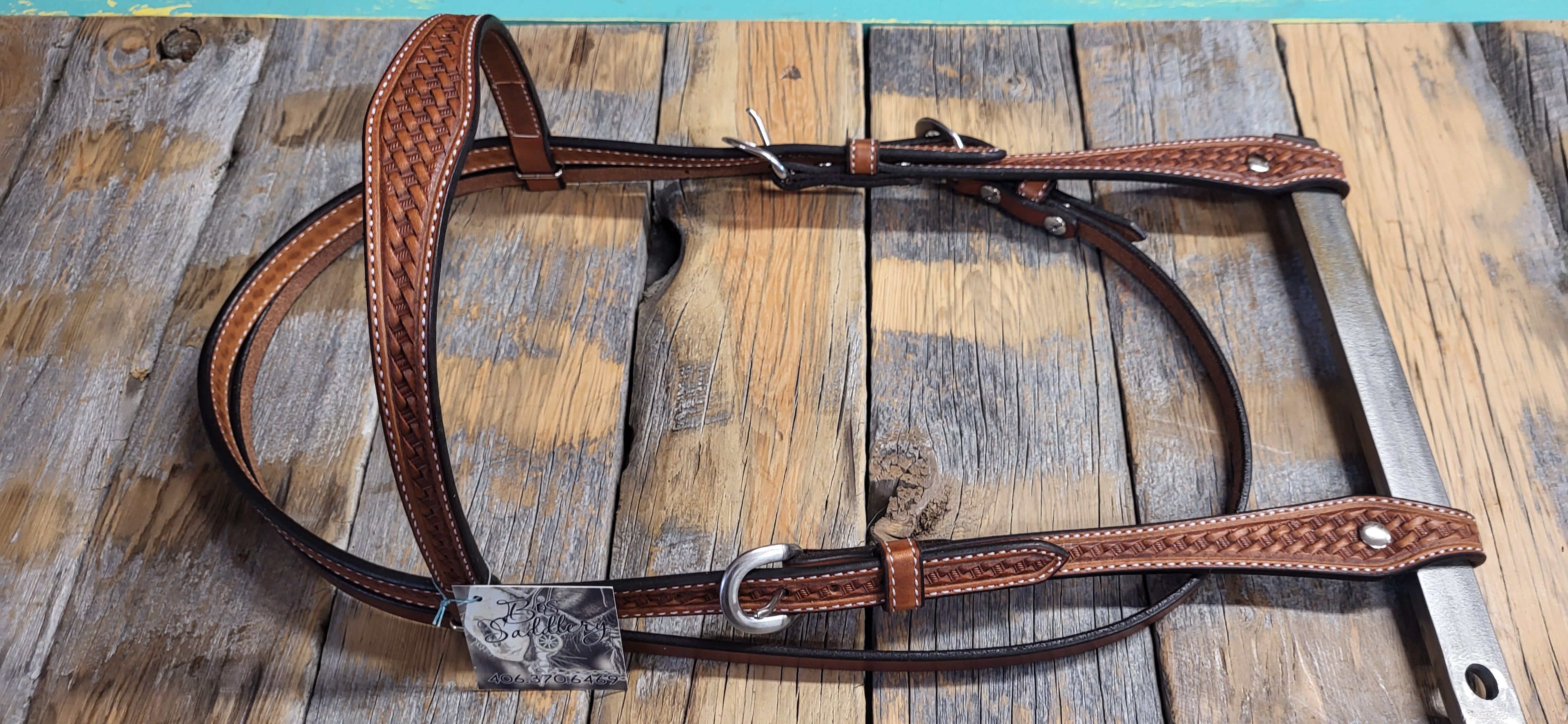 Basket stamped headstall