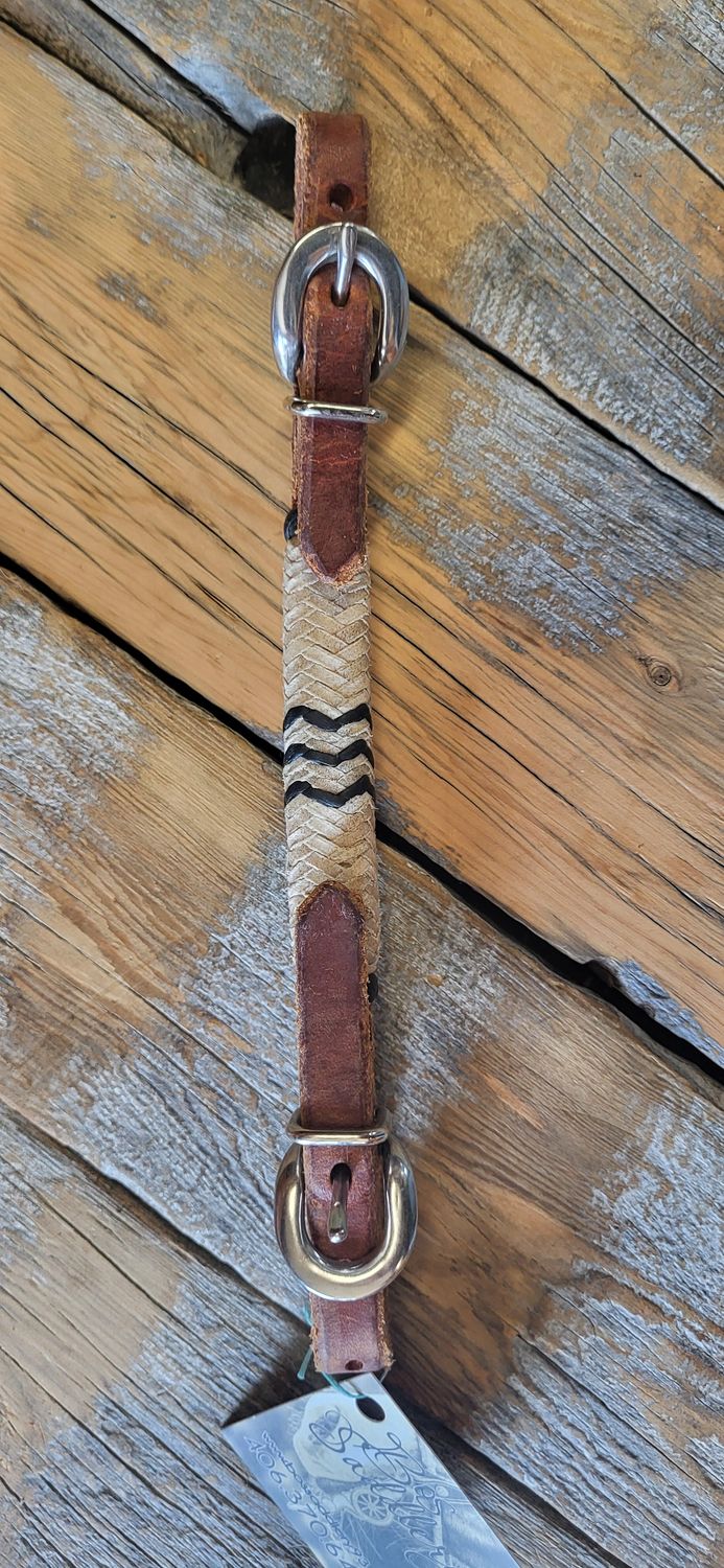 Harness Leather Rawhide Curb Strap