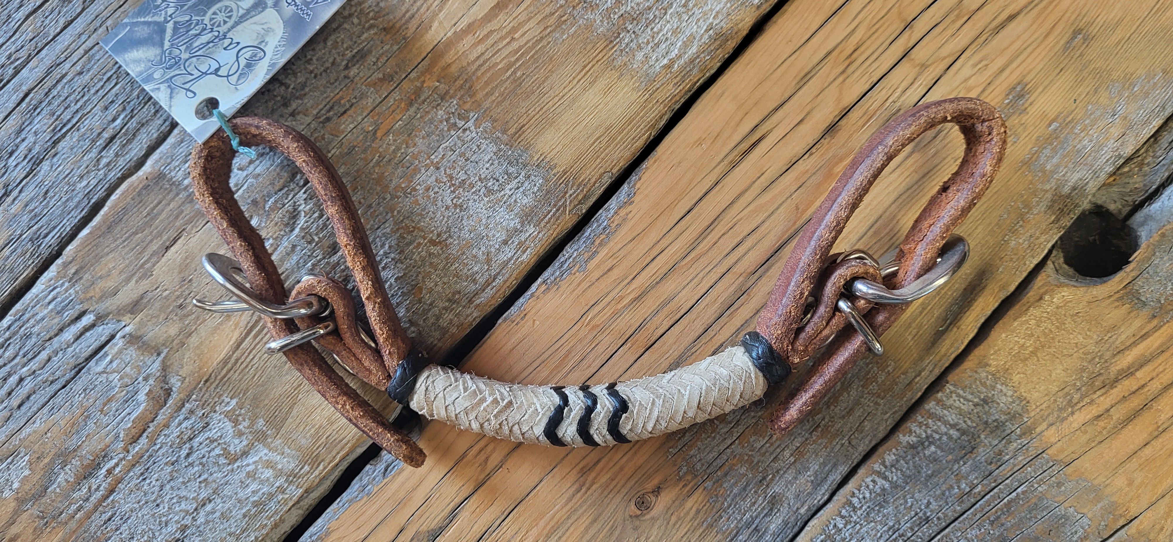 Harness Leather Rawhide Curb Strap