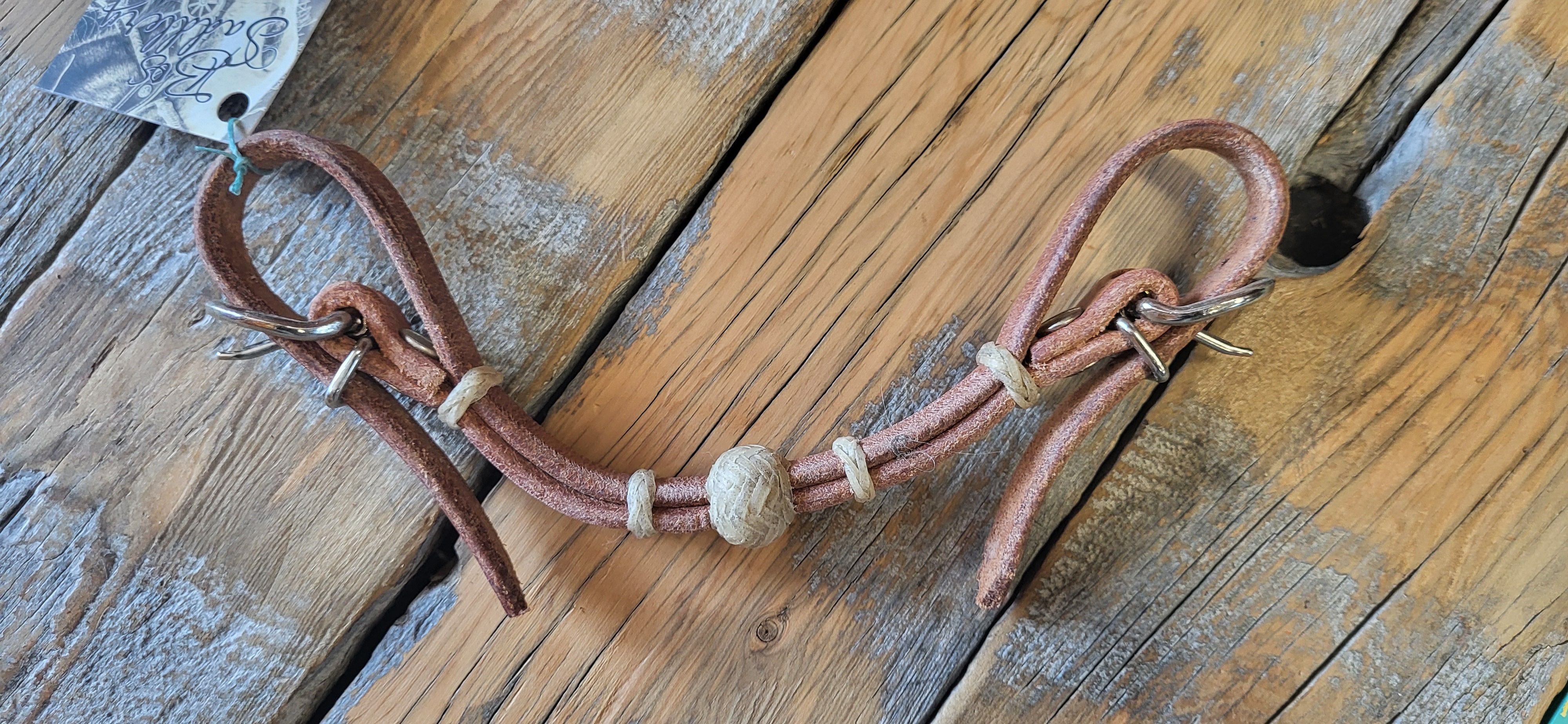 Leather and Rawhide Curb Strap