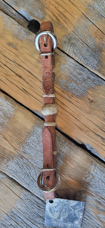 Leather and Rawhide Curb Strap