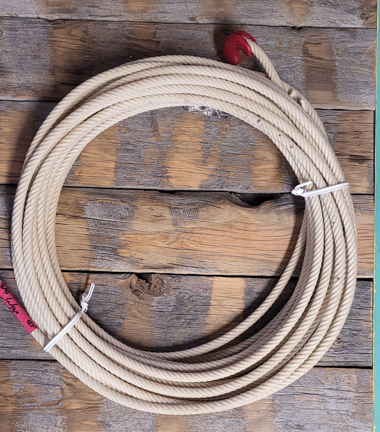 Waxed Cotton  ranch rope 60 ft