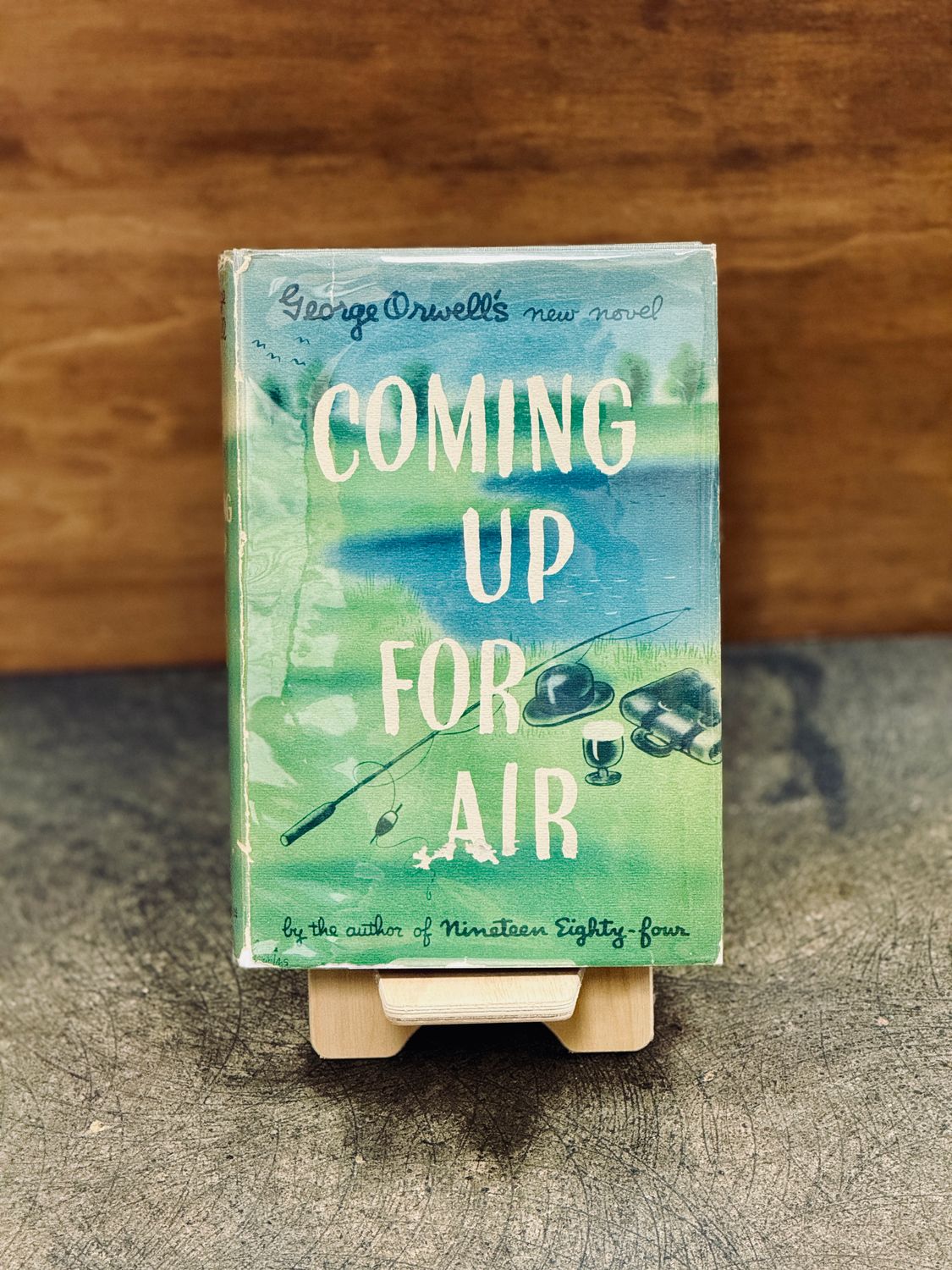 Coming Up for Air by George Orwell (Harcourt, Brace and Company Hardcover Edition, 1950)