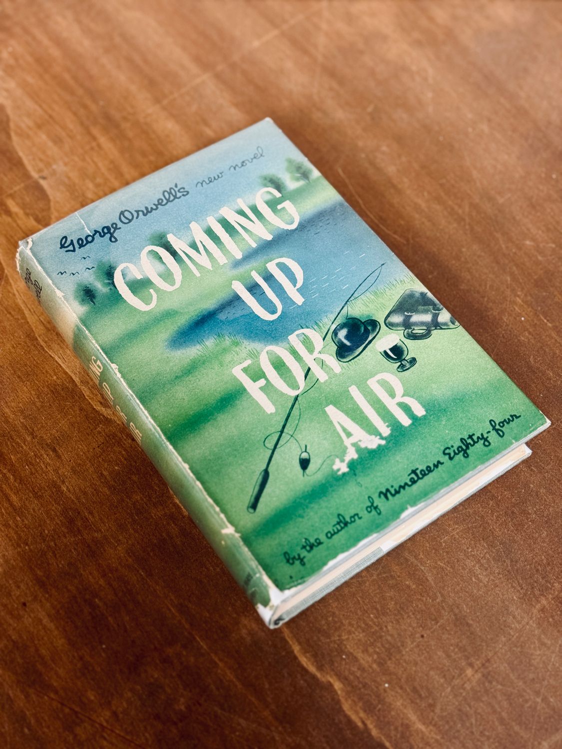Coming Up for Air by George Orwell (Harcourt, Brace and Company Hardcover Edition, 1950)