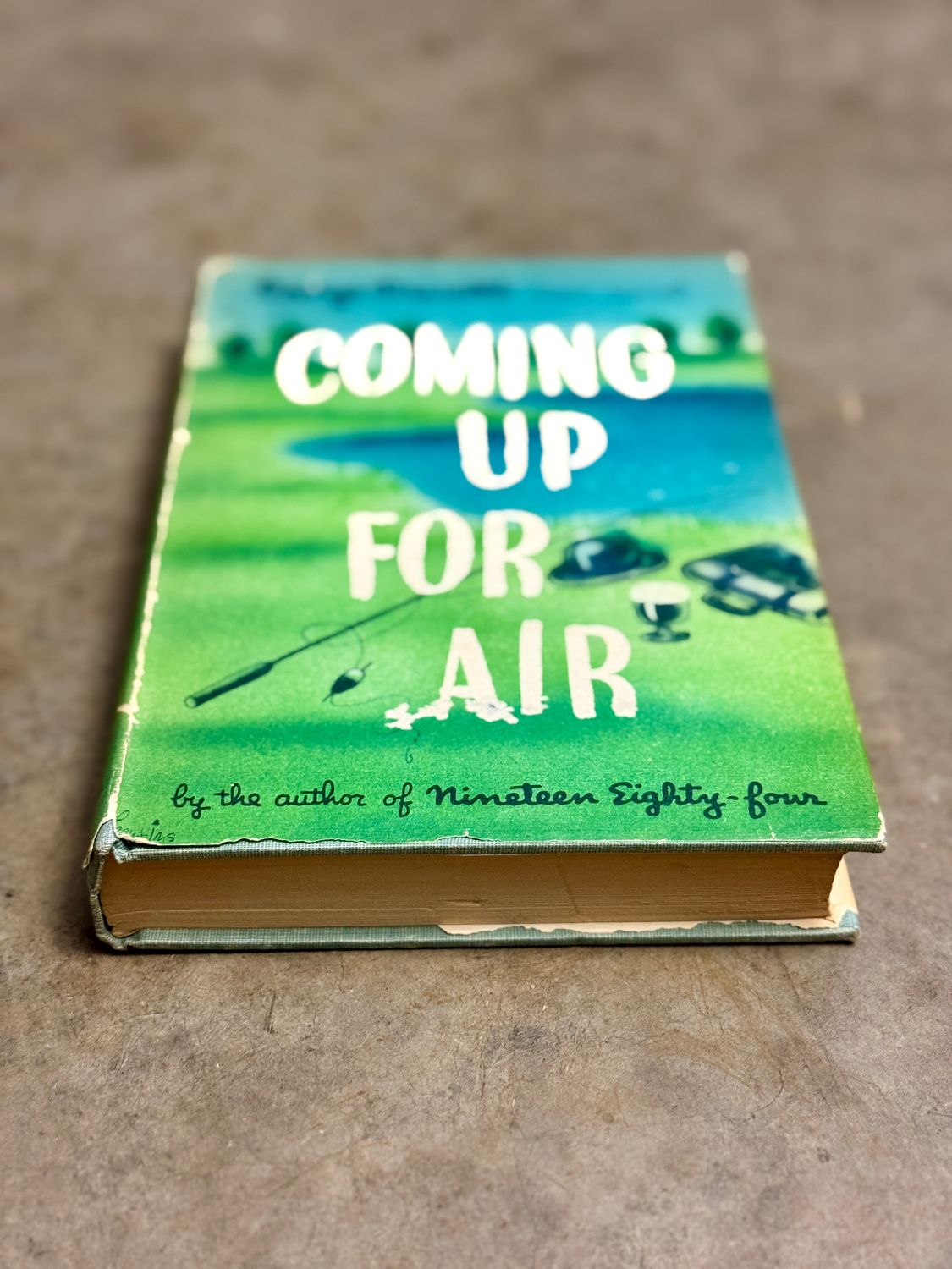 Coming Up for Air by George Orwell (Harcourt, Brace and Company Hardcover Edition, 1950)