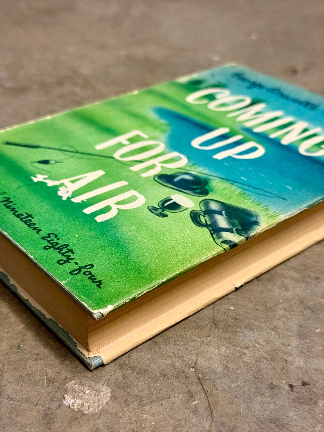 Coming Up for Air by George Orwell (Harcourt, Brace and Company Hardcover Edition, 1950)