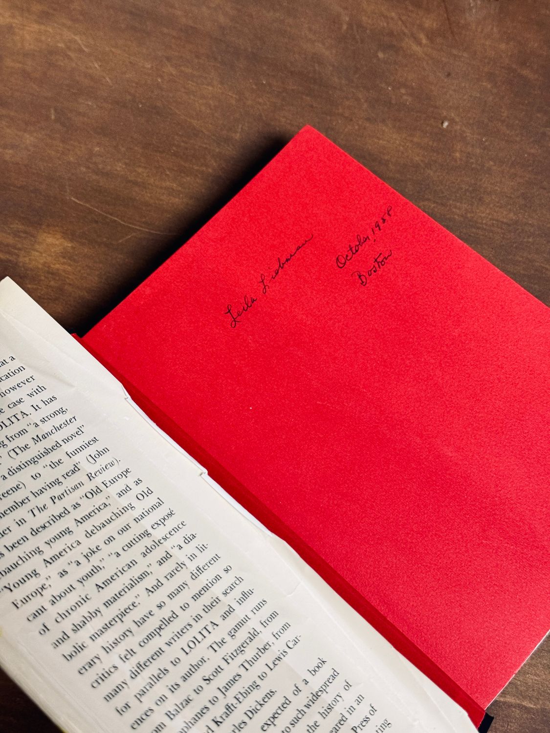 Lolita by Vladimir Nabokov (G.P. Putnam’s Sons Hardcover Edition, Fourth Impression 1958)