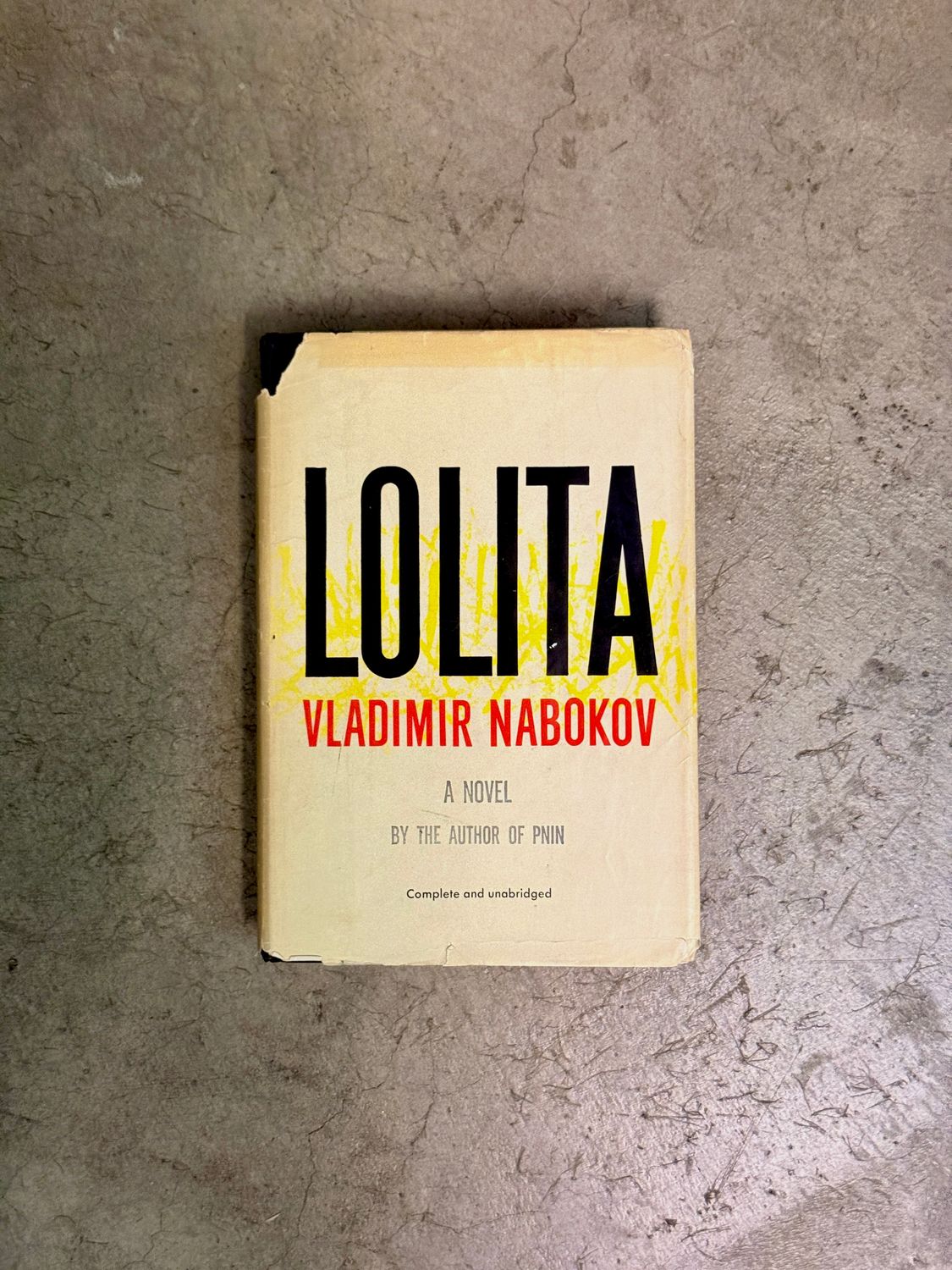Lolita by Vladimir Nabokov (G.P. Putnam’s Sons Hardcover Edition, Fourth Impression 1958)