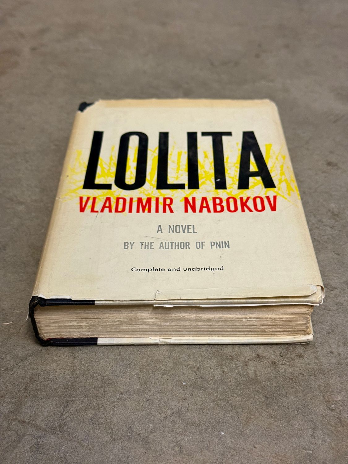 Lolita by Vladimir Nabokov (G.P. Putnam’s Sons Hardcover Edition, Fourth Impression 1958)
