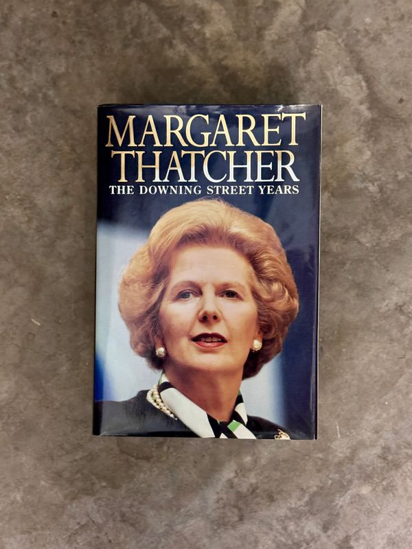 The Downing Street Years by Margaret Thatcher (HarperCollins First Edition Hardcover, Signed)