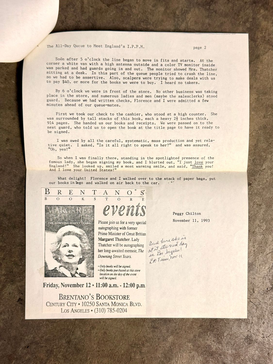 The Downing Street Years by Margaret Thatcher (HarperCollins First Edition Hardcover, Signed)