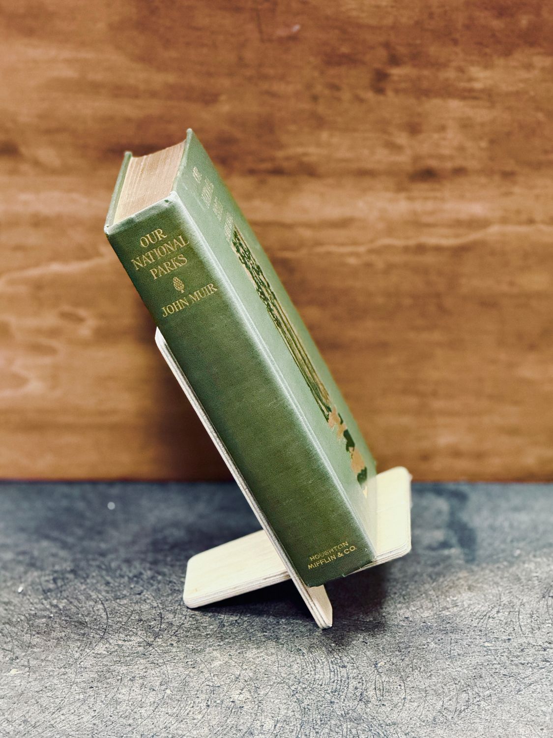 Our National Parks by John Muir (1901 Houghton Mifflin First Edition Hardcover, Presentation Inscription to P. G. Gates, 1908)