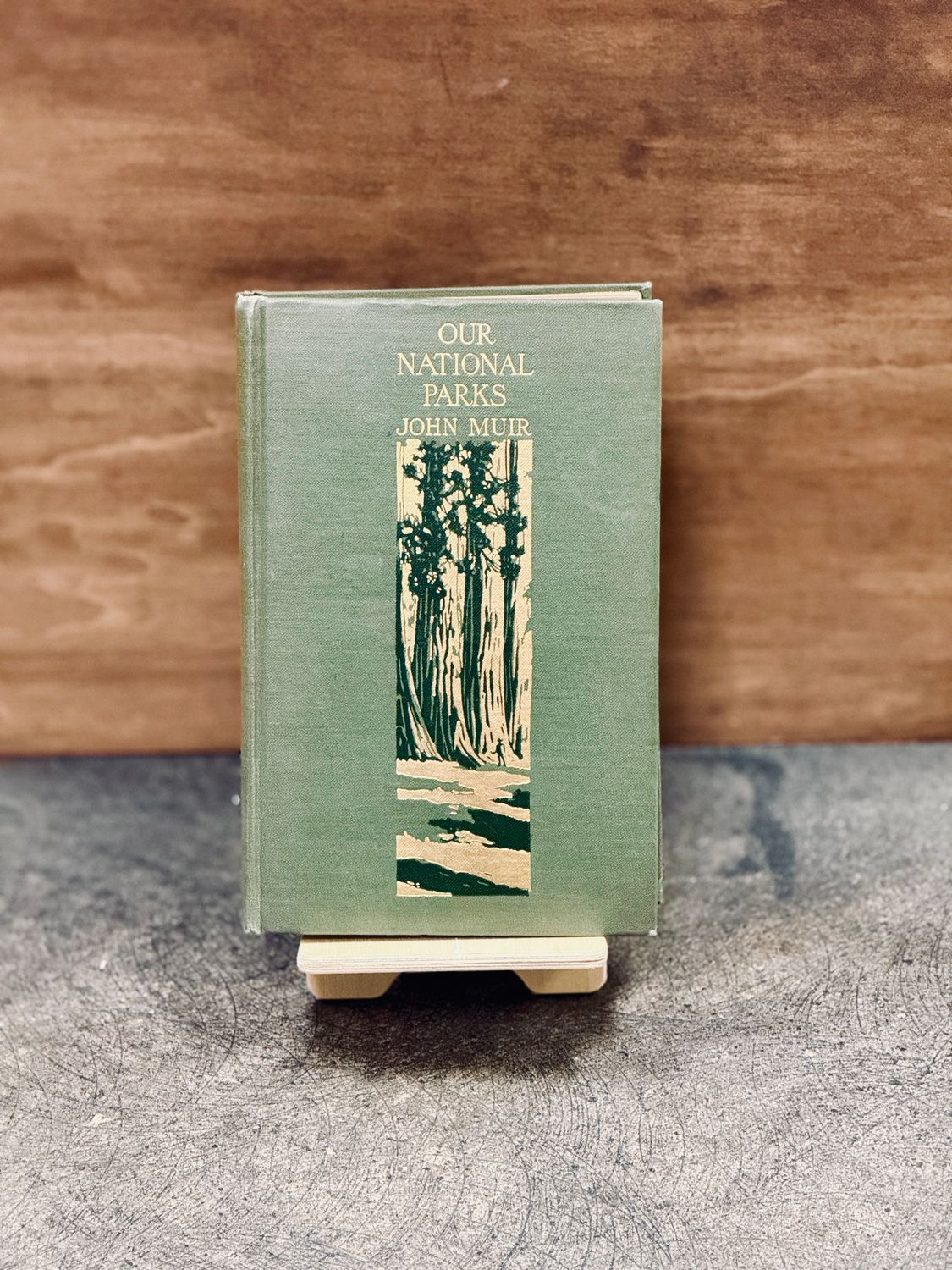 Our National Parks by John Muir (1901 Houghton Mifflin First Edition Hardcover, Presentation Inscription to P. G. Gates, 1908)