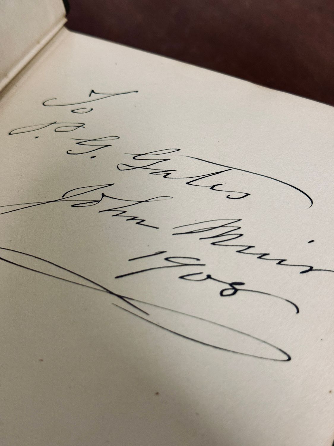 Our National Parks by John Muir (1901 Houghton Mifflin First Edition Hardcover, Presentation Inscription to P. G. Gates, 1908)