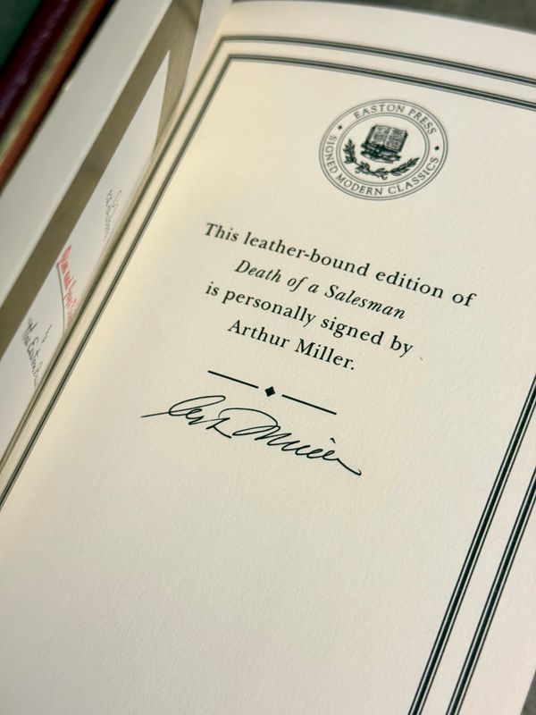 Death of a Salesman by Arthur Miller (Easton Press Signed Limited Edition)