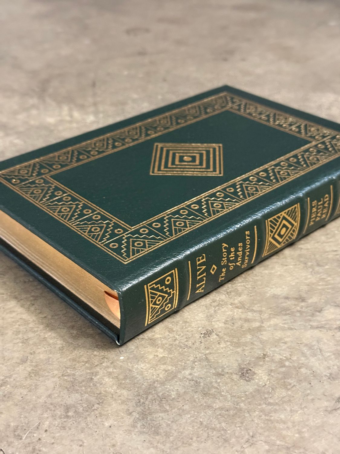 Alive: The Story of the Andes Survivors by Piers Paul Read (Easton Press Signed Limited Edition)