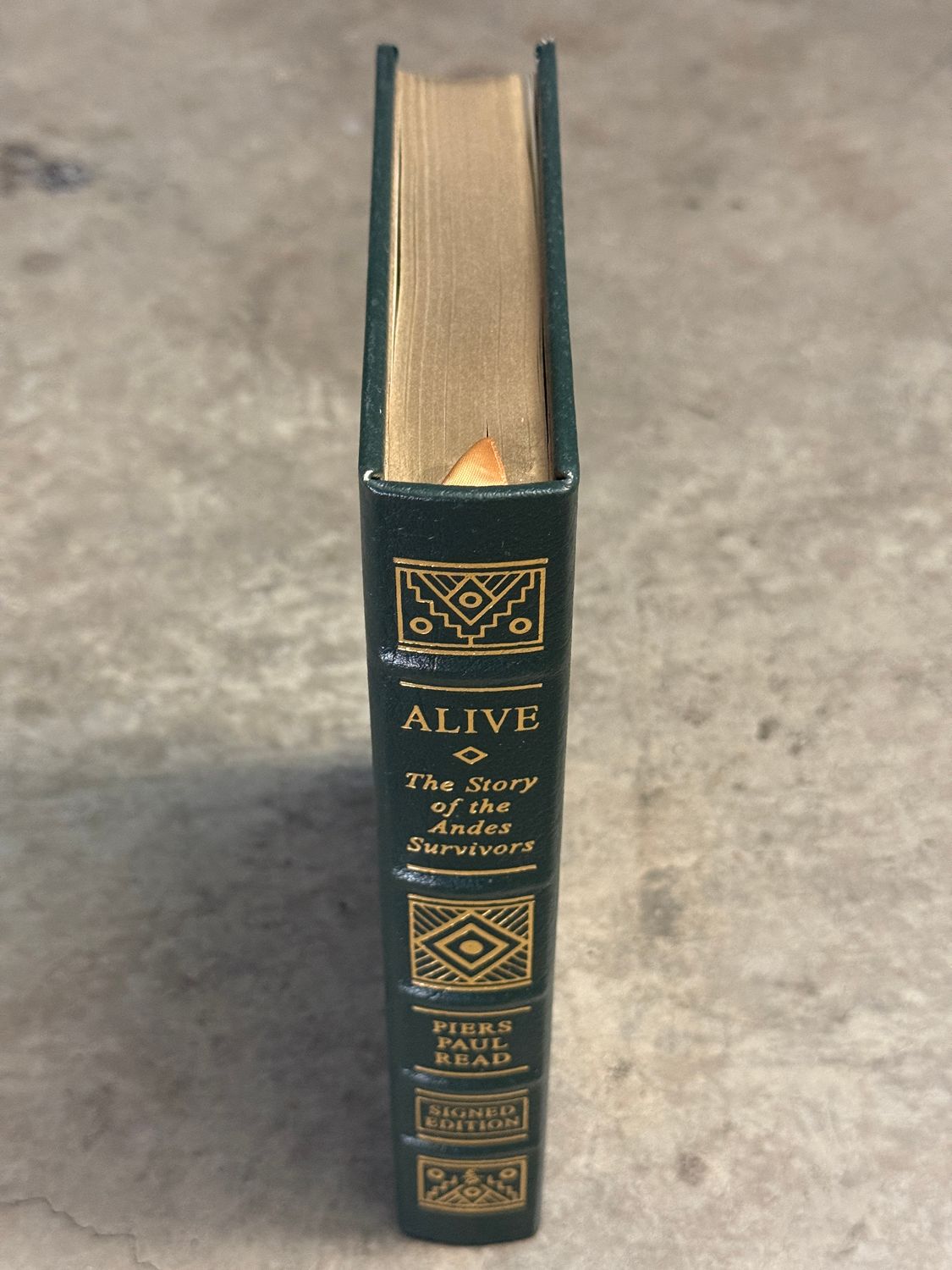 Alive: The Story of the Andes Survivors by Piers Paul Read (Easton Press Signed Limited Edition)