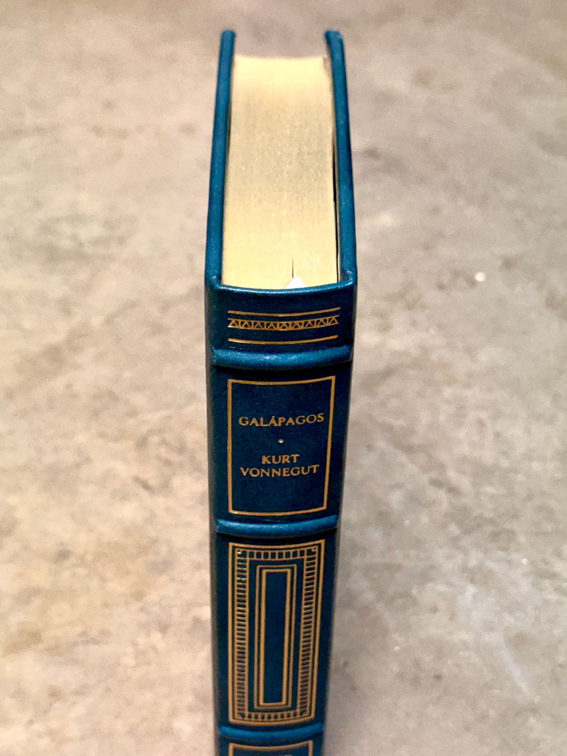 Galápagos by Kurt Vonnegut (Franklin Library Signed First Edition)