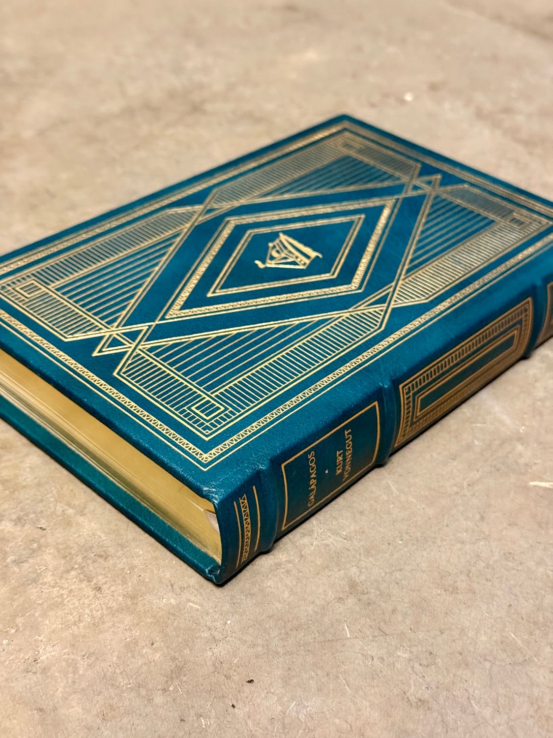 Galápagos by Kurt Vonnegut (Franklin Library Signed First Edition)
