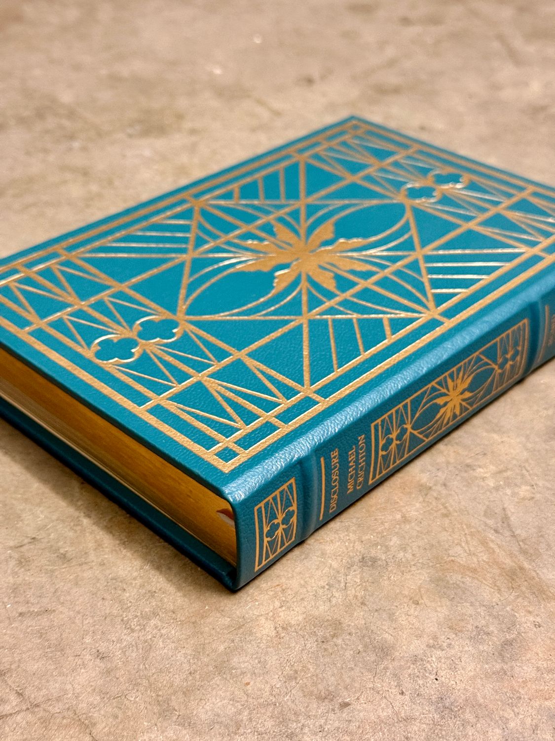 Disclosure by Michael Crichton (Franklin Library Signed First Edition)