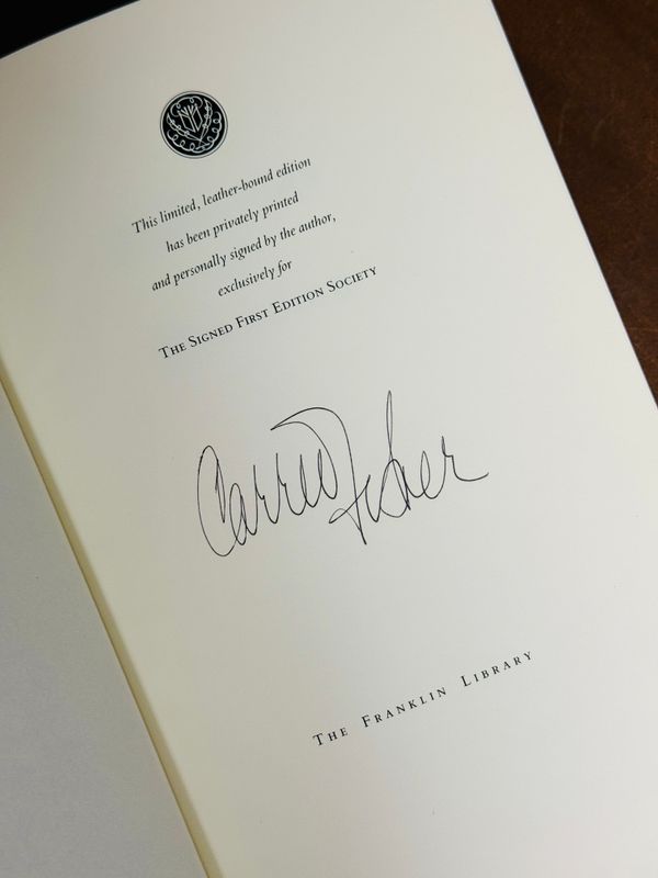 Delusions of Grandma by Carrie Fisher (Franklin Library Signed First Edition Society)