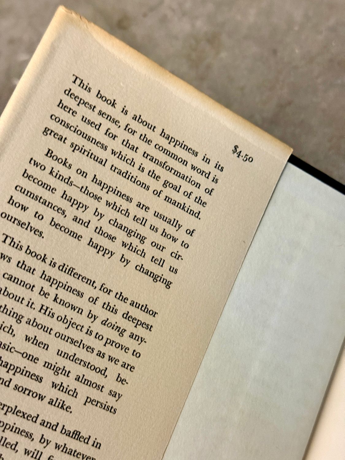 The Meaning of Happiness by Alan Watts (Second Edition Hardcover, 1953)