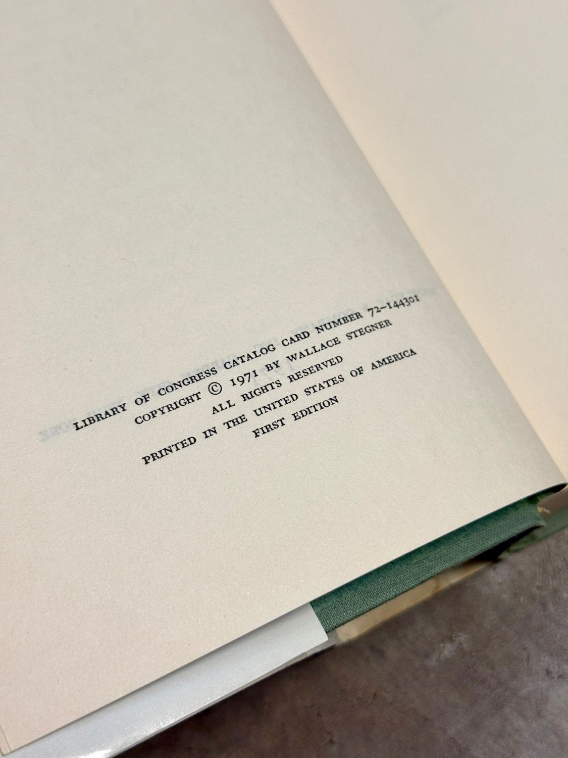 Angle of Repose by Wallace Stegner (Signed First Edition, 1971)