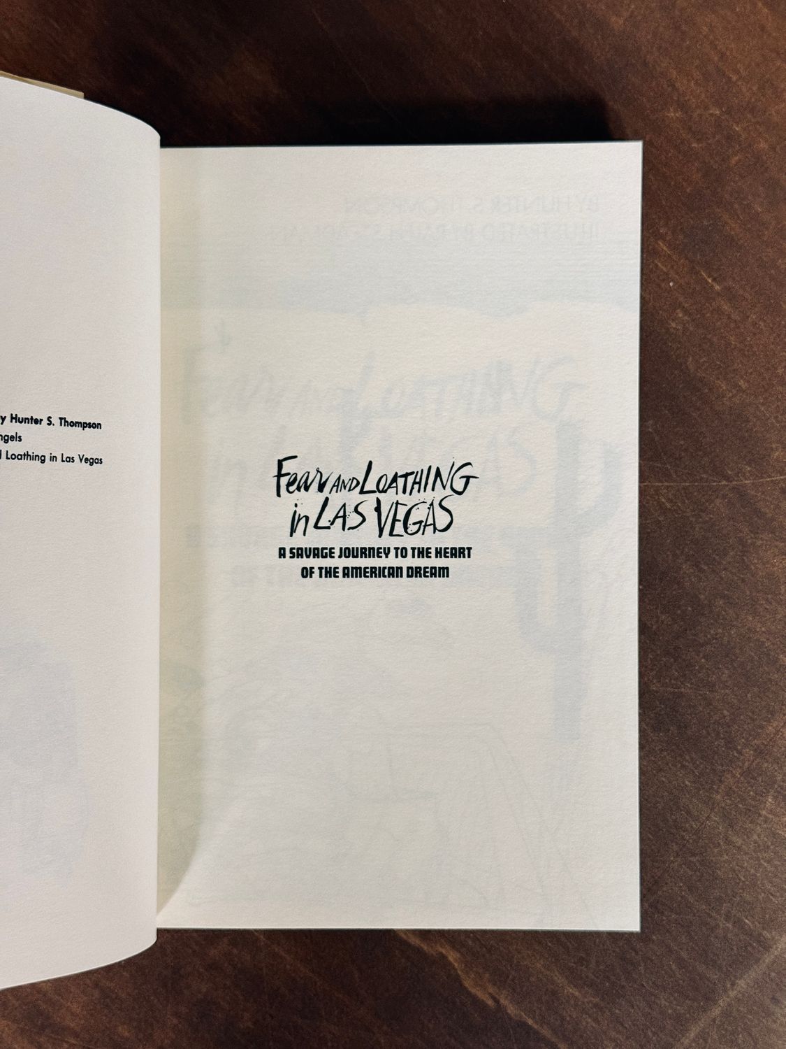 Fear and Loathing in Las Vegas by Hunter S. Thompson (First Edition, First Printing, 1971)