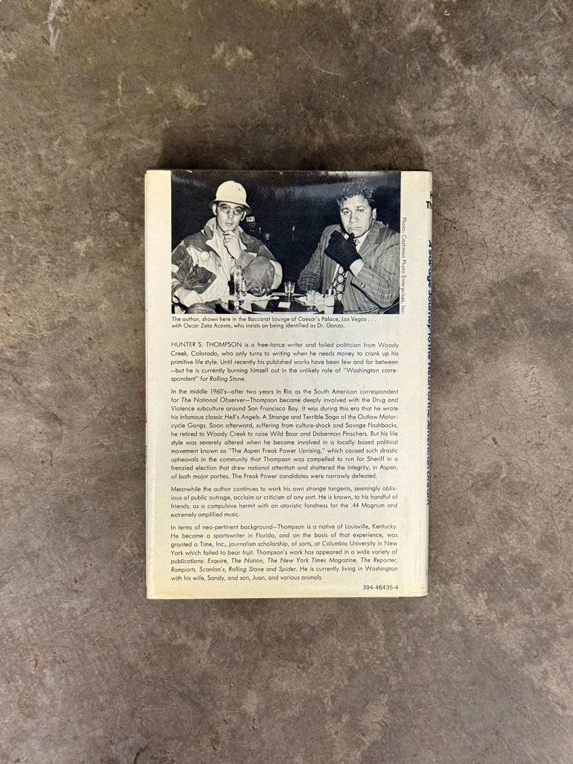 Fear and Loathing in Las Vegas by Hunter S. Thompson (First Edition, First Printing, 1971)