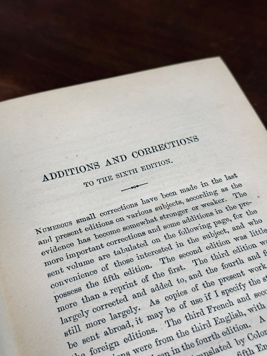 The Origin of Species by Charles Darwin (Sixth English Edition, D. Appleton &amp; Co., 1873)