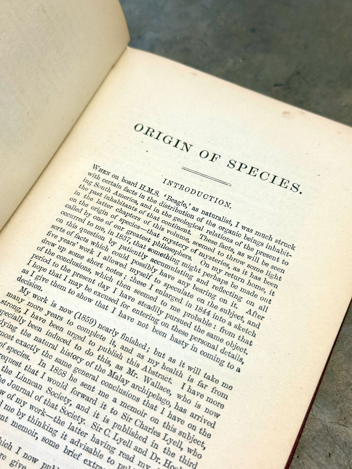 On the Origin of Species by Charles Darwin (1873 Third American Edition)