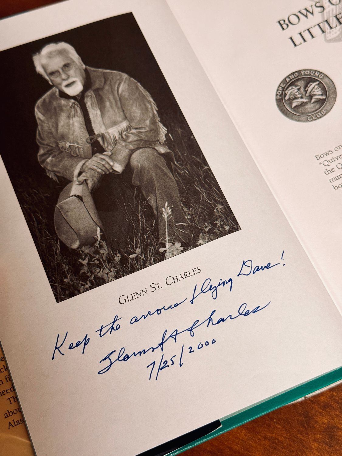 Bows on the Little Delta by Glenn St. Charles (First Edition, First Printing, Signed &amp; Inscribed, 1997)