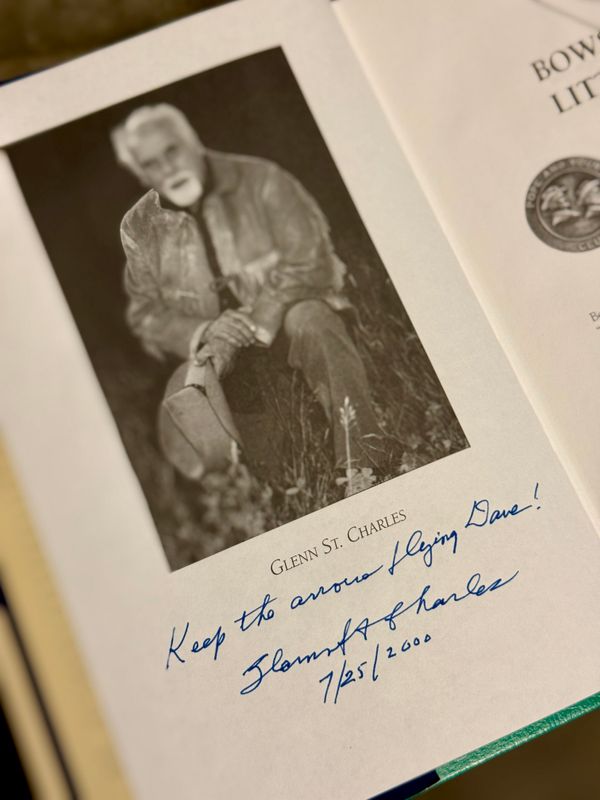 Bows on the Little Delta by Glenn St. Charles (First Edition, First Printing, Signed &amp; Inscribed, 1997)