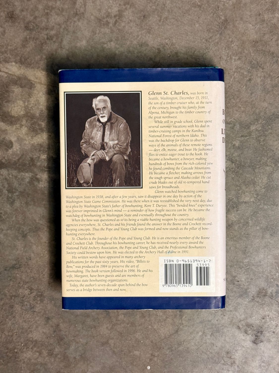 Bows on the Little Delta by Glenn St. Charles (First Edition, First Printing, Signed &amp; Inscribed, 1997)