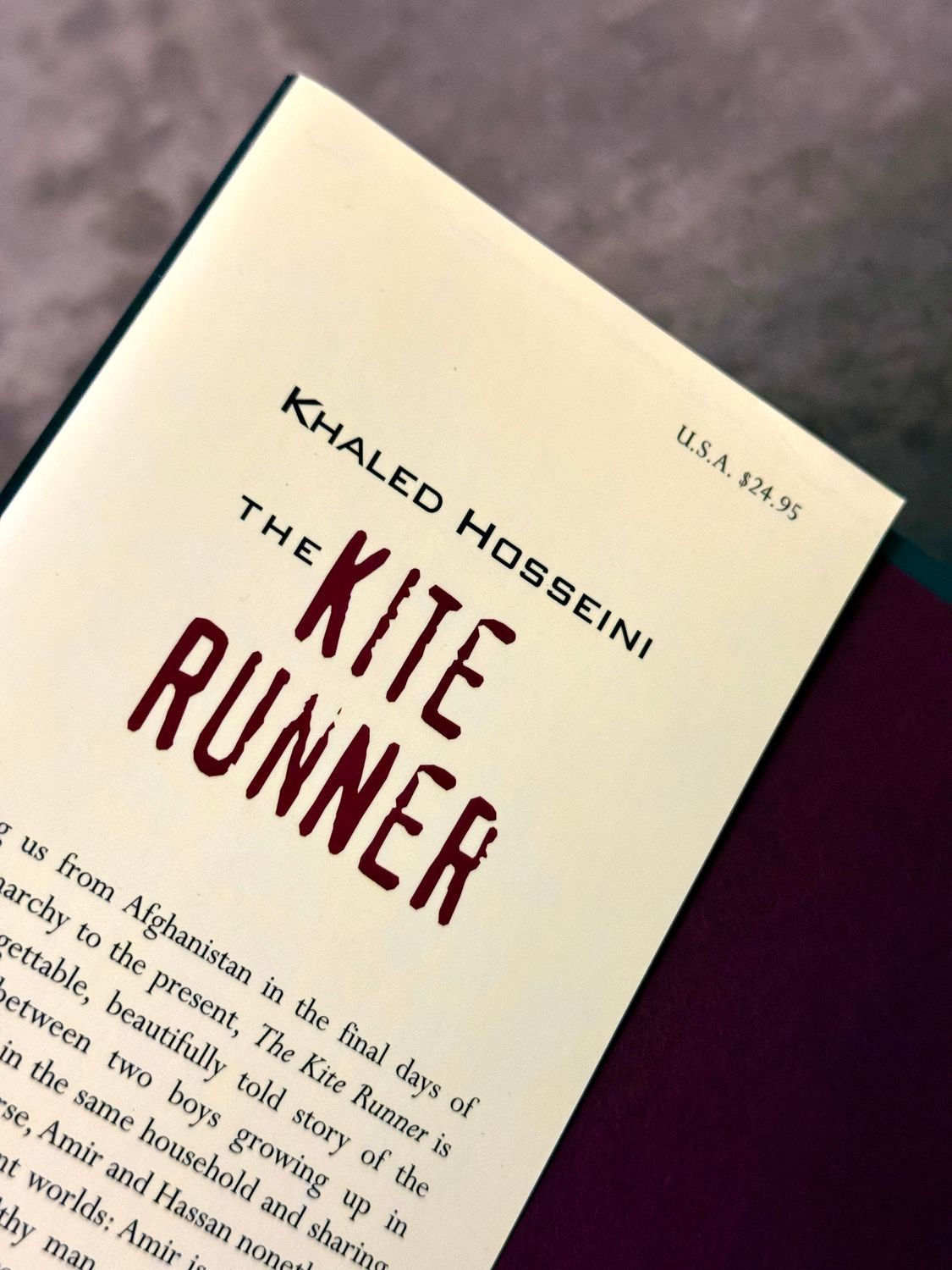 The Kite Runner by Khaled Hosseini (Signed &amp; Dated, Seventh Printing, 2003)