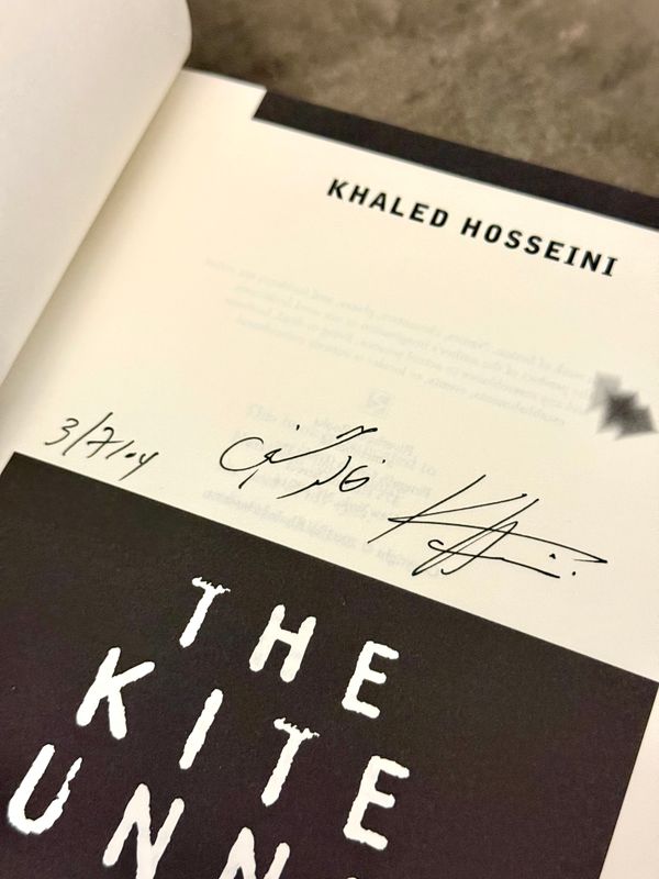 The Kite Runner by Khaled Hosseini (Signed &amp; Dated, Seventh Printing, 2003)
