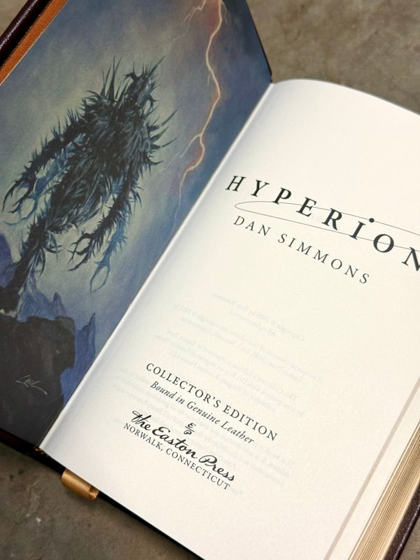 Hyperion by Dan Simmons (Easton Press Collector’s Edition, Genuine Leather, 2022)