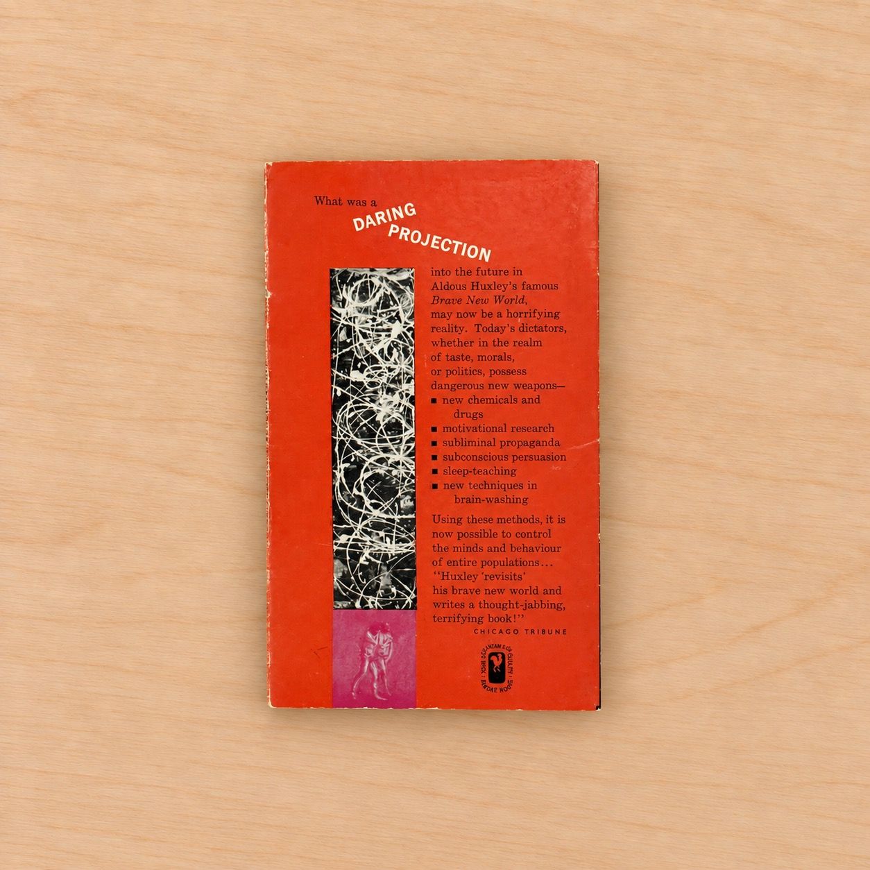 Brave New World Revisited by Aldous Huxley (Bantam F2124 Mass Market Paperback, 8th Printing, 1960s)